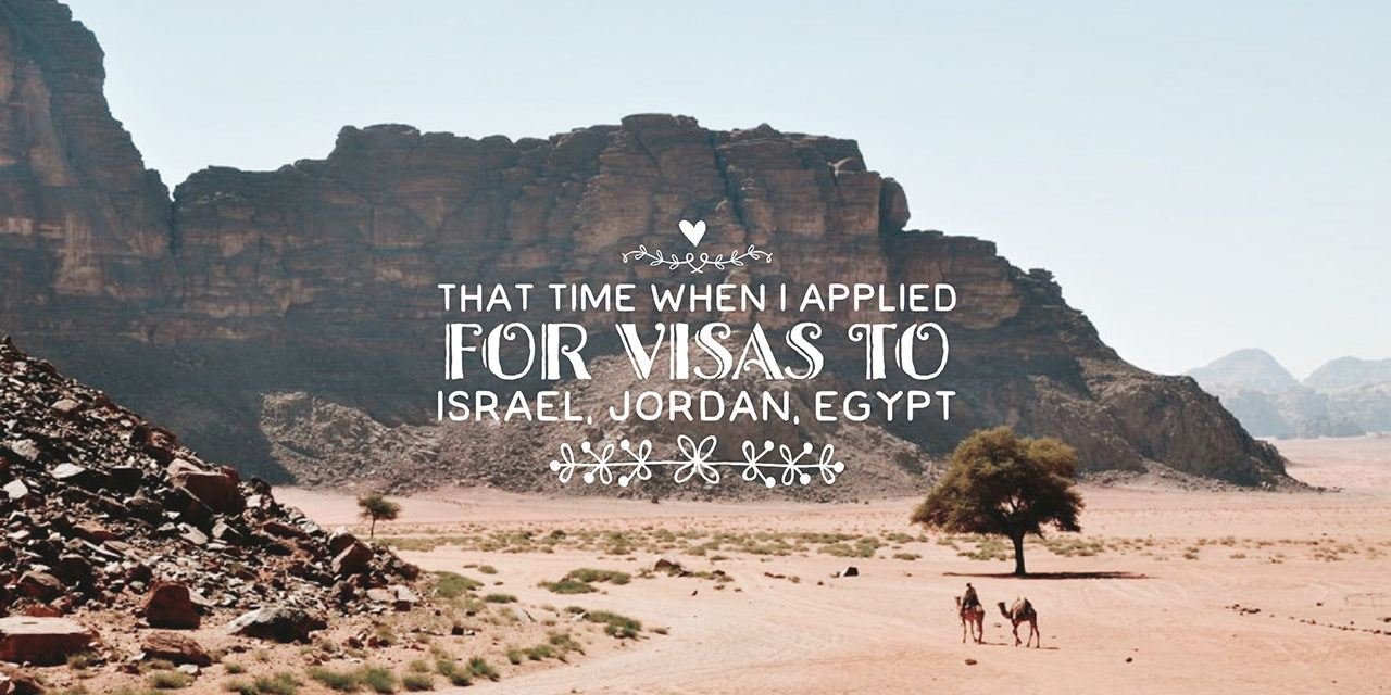 Israeli, Jordanian, Egyptian Visas for Philippine Passport Holders