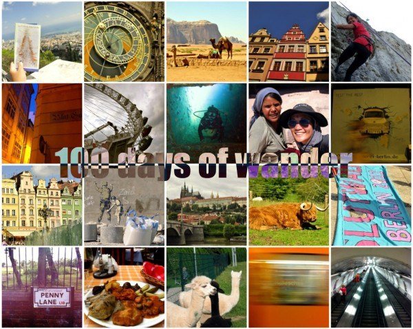 100 days of traveling