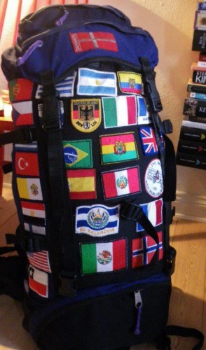 what do you do with backpack flags