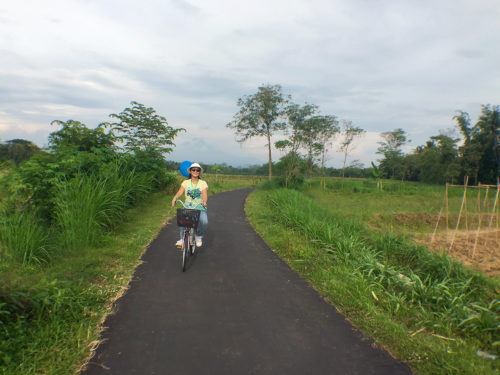 borobudur village biking